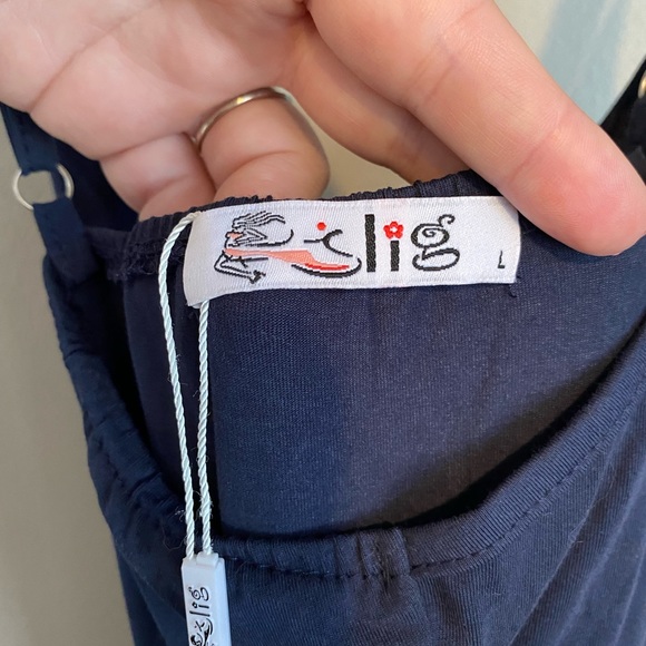 Kilig L Navy Floral Maxi Dress - Picture 6 of 12